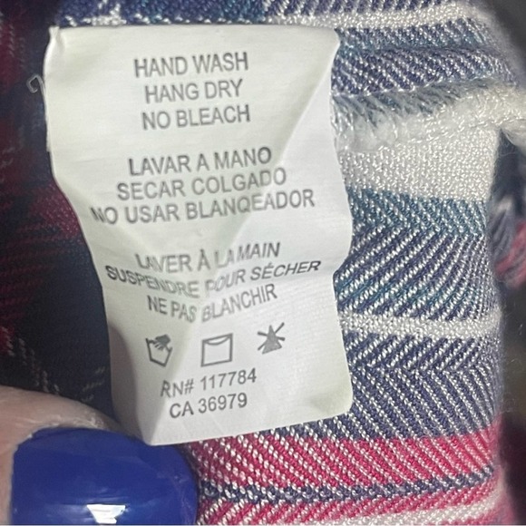 Rails Brit Sleeveless Plaid Shirt - Size S - very soft - like new condition - Picture 13 of 14